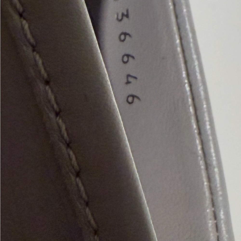 CHANEL Silver Quilted Loafers - Picture 4 of 4